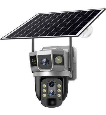 5+5+5 MP 4G Solar Camera