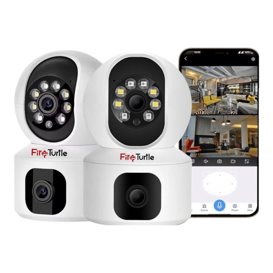 2 Pcs 5+5 MP Table Wifi Camera