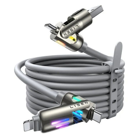 4 in 1 Silicon Cable For Iphone