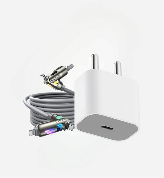 20W Charger With 4 in 1 Cable